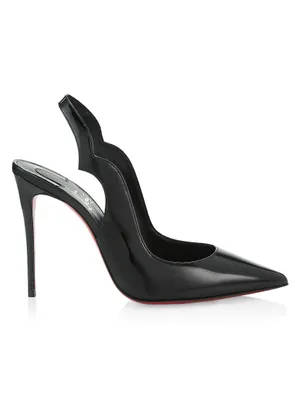 Hot Chick 100 Slingback Patent Leather Pumps