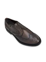 Derby Bucature Leather Loafers