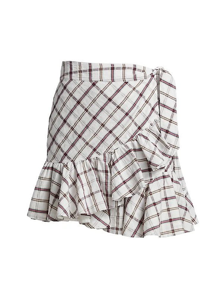 Memphis Ruffle Miniskirt