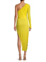 Partee Gyal Ruched Midi-Dress