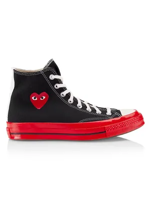 CdG PLAY x Converse Unisex Chuck 70 High-Top Sneakers