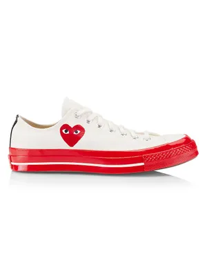 CdG PLAY x Converse Unisex Chuck 70 Low-Top Sneakers