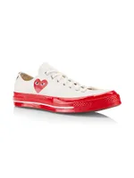 CdG PLAY x Converse Unisex Chuck 70 Low-Top Sneakers