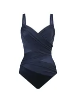 Network DD Madero Mesh-Paneled One-Piece Swimsuit