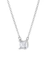 Attract Rhodium-Plated Swarovski Crystal Necklace