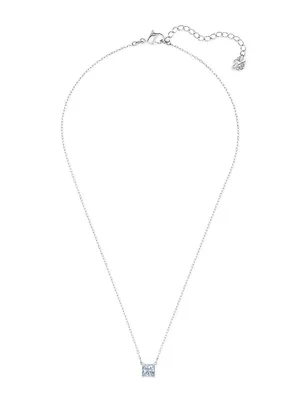 Attract Rhodium-Plated Swarovski Crystal Necklace