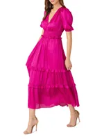 Marcela Ruffled Tiered Dress