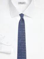 Geobean Woven Silk Tie