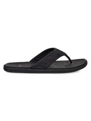 Unisex Seaside Flip Leather Flops