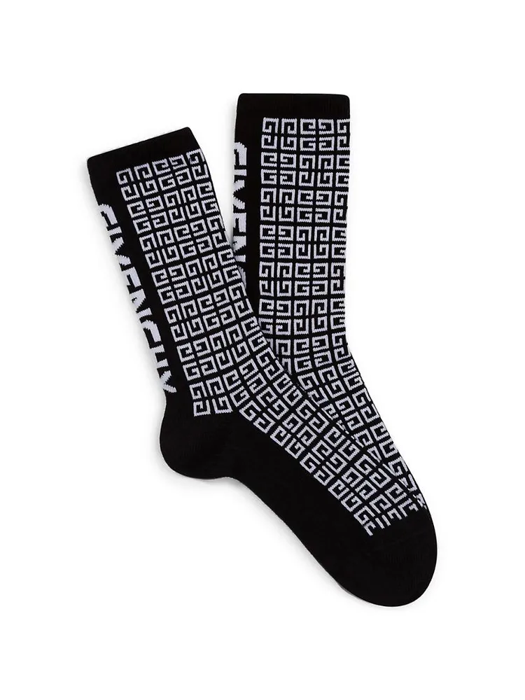 Little Boy's & Jacquard Logo Socks