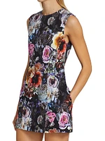 Floral Flared Sheath Dress