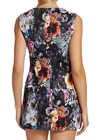 Floral Flared Sheath Dress