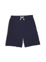 Little Boy's & Fleece Drawstring Shorts