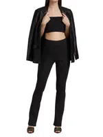 Good Waist Flare Scuba Pants