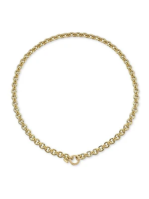 Classic 18K Gold Small Jean D'Arc Chain Necklace