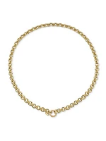 Classic 18K Gold Small Jean D'Arc Chain Necklace