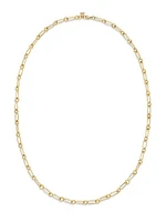 Classic 18K Gold River Chain Necklace