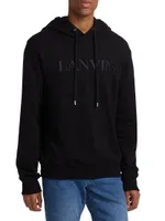 Embroidered Hoodie Sweatshirt