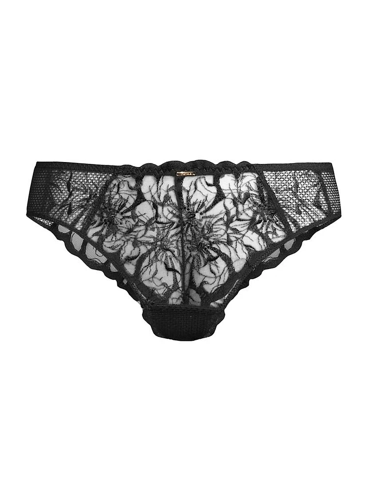 Floral Lace Thong