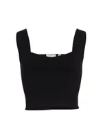 Jordana Sleeveless Cropped Top