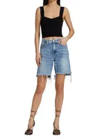 Jordana Sleeveless Cropped Top