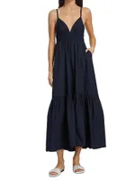 Rhodes V-Neck Tiered Maxi Dress