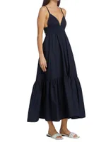 Rhodes V-Neck Tiered Maxi Dress