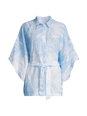 Acid-Washed Linen Shirt