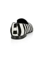 Mario Striped Loafers