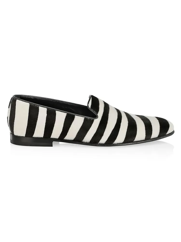 Mario Striped Loafers