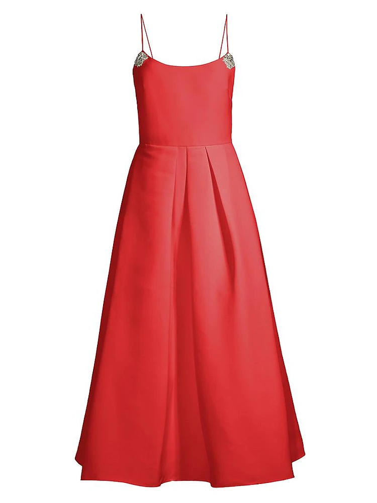 Audra Pleated Cocktail Dress