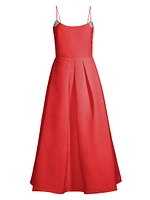 Audra Pleated Cocktail Dress