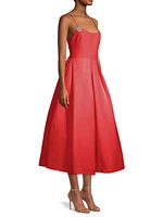 Audra Pleated Cocktail Dress