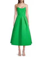 Audra Pleated Cocktail Dress