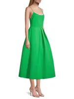 Audra Pleated Cocktail Dress