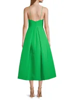 Audra Pleated Cocktail Dress