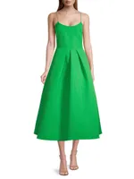 Audra Pleated Cocktail Dress