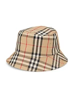 Panel Archive Check Bucket Hat