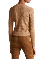 Julianna Cable-Knit Cashmere Sweater