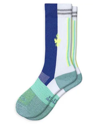 Colorblocked Cycling Socks