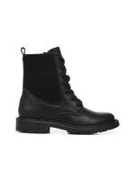 Little Girl's & Lydell Mini Leather Combat Boots