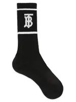 Monogram Logo Crew Socks