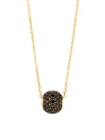 Cosmic 18K Yellow Gold & Diamond Bead Pendant Necklace