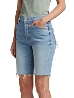 Trickster Frayed Hem Shorts