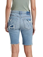 Trickster Frayed Hem Shorts