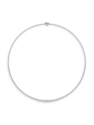 14K Gold & Natural Diamond Riviera Necklace/5.00-15.00 TCW