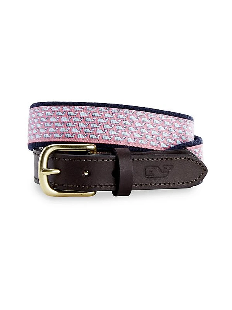 Little Boy's & Boy's Canvas Whale Belt