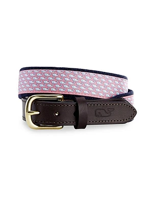 Little Boy's & Boy's Canvas Whale Belt