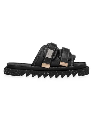 Marsèll x Suicoke Moto Leather Slides