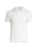 Stretch Linen Polo Shirt